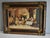 Antique European Tavern Interior Genre Scene Framed Signed & Dated 1910 For Sale - Image 15 of 16