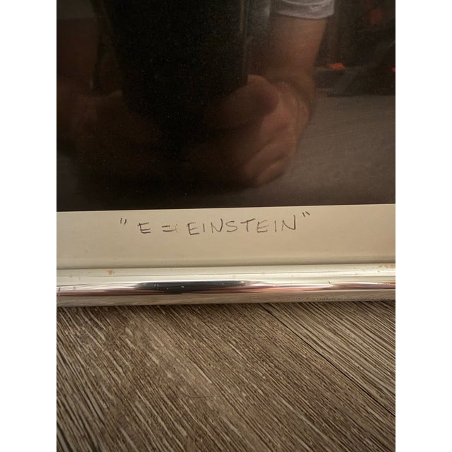 1970s 1970s Ben Wilcox E= Einstein Lithograph Ap Artist Proof 23x 28” Signed For Sale - Image 5 of 6