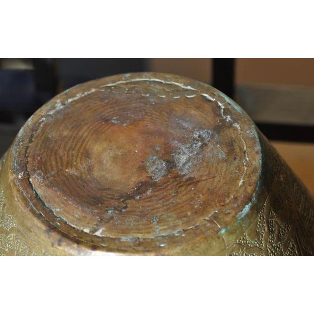 Late 19th Century Brass Flowerpot, Egypt, 1890s For Sale - Image 4 of 14