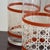 Small Mid-20th Century Woven Cane Pattern Tumblers — Set of 8 For Sale In Baltimore - Image 6 of 17