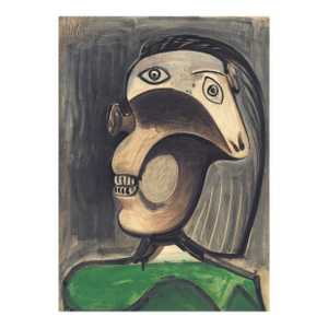 1954 Pablo Picasso Lithograph "La Guerre I" (Portrait of Dora Maar I)