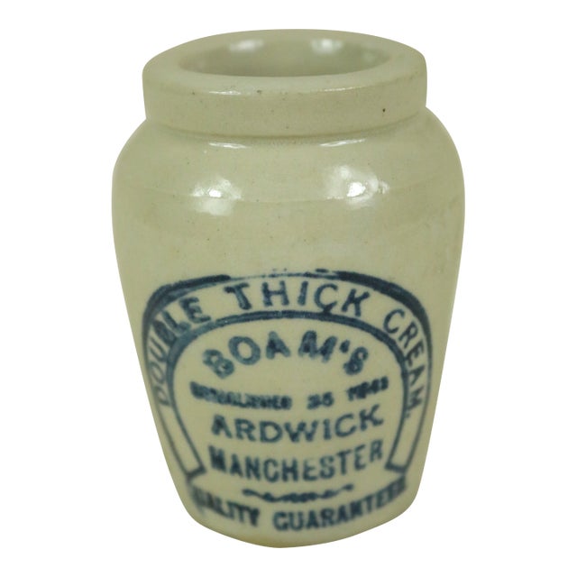 Late 19th Century English Pottery Cream Pot For Sale