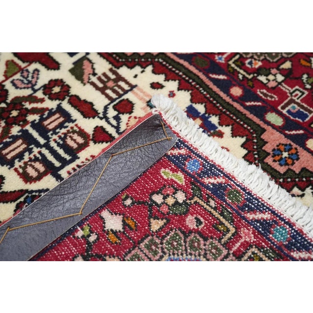 Fine Persian Quashkai Rug 4'3'' X 6'5'' For Sale - Image 10 of 10
