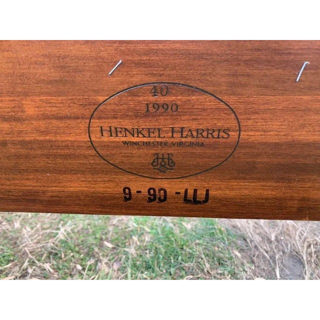 Henkel Harris Style Cherry Full Size Solid wood, Well made, sturdy. 2 storage hidden under the bed Approximate...