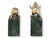 Late 20th Century 1980s Italian Marble & Brass Bull & Bear Bookends For Sale - Image 5 of 5