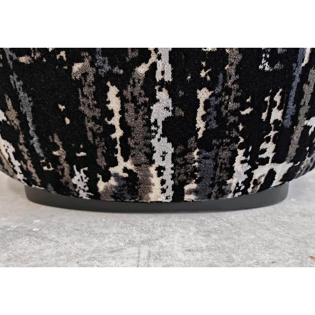 Set of Art Deco Lounge Chairs with Textured Fabric, 1950s For Sale - Image 9 of 17