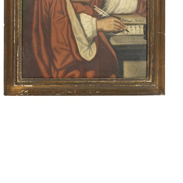 European School Artist, Portraits, 19th Century, Oil on Canvases, Set of 2 For Sale - Image 5 of 6