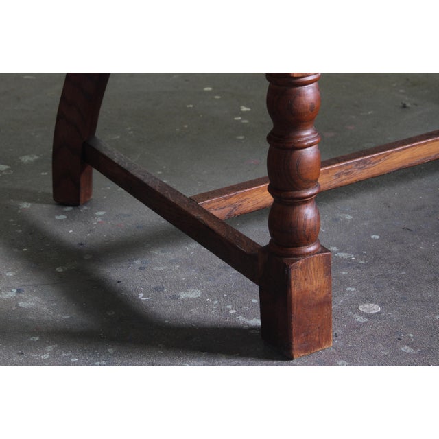 Vintage Art Deco Danish Sofa in Oak, Denmark, 1940s For Sale - Image 12 of 18
