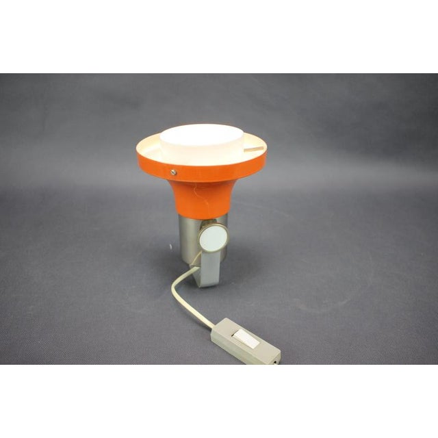 Orange Wall Lamp by Josef Hurka for Napako, Czechoslovakia, 1970s For Sale - Image 11 of 14