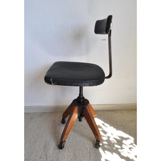 Industrial Swivel Chair from Stoll, 1920s For Sale - Image 3 of 13