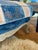 Textile Union Jack Lounge Chair with Carved Frame and Custom Painted Velvet For Sale - Image 7 of 17
