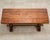 Country French Provincial Oak Double Trestle Dining Table 7 Ft For Sale - Image 4 of 18