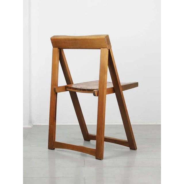 Wood Vintage Trieste Folding Chair by Aldo Jacober for Bazzani For Sale - Image 7 of 18
