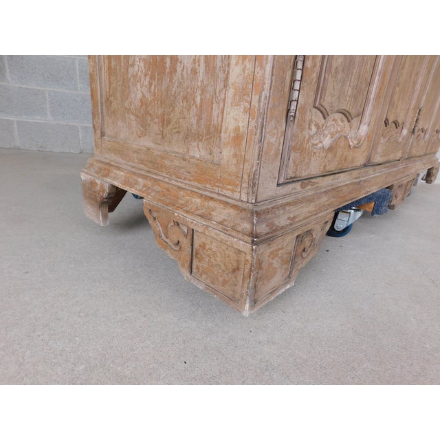 French Country Century Furniture Tessellated Stone Berghley Credenza Sideboard / Server For Sale - Image 3 of 18