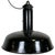 Industrial Black Enamel Factory Pendant Lamp with Iron Top, 1950s For Sale - Image 18 of 18