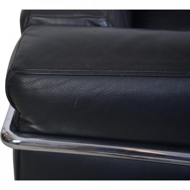LC3 Chair in Black Leather by Le Corbusier, 2000s For Sale - Image 9 of 18
