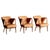Lounge Chairs Upholstered in Cognac Leather, Germany, 1950s, Set of 3 For Sale - Image 15 of 15