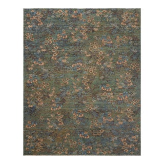 Loloi Winchester Seafoam Green / Teal 9'-3" x 12'-8" Area Rug For Sale