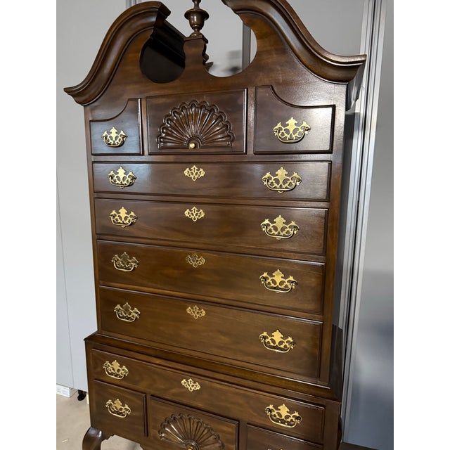 Drexel Heritage Highboy Dresser 18th Century Design For Sale In San Francisco - Image 6 of 6
