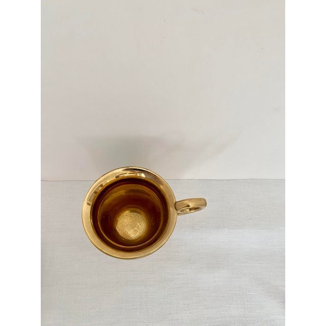 Mid 20th Century Vintage Arnart Porcelain Royal Vienna Style Courting Couple Teacup & Saucer Set 55/516 Mint Condition For Sale - Image 5 of 11