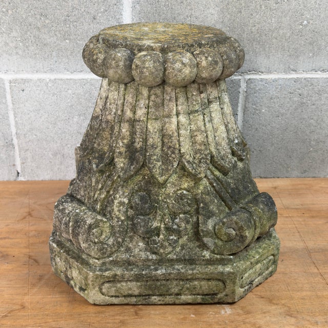 A magnificent architectural element echoing the classical sculptural tradition, perfect for adding a touch of majesty to...