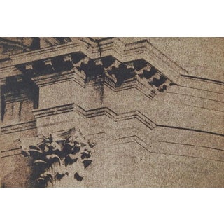 Late 20th Century Sepia Cyanotype Architectural Detail Photograph For Sale