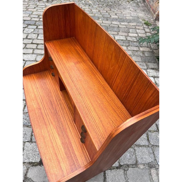 Wood Secretary in Teak, Denmark For Sale - Image 7 of 11