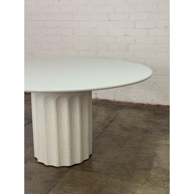 1990s Doric Pedestal Dining Table For Sale - Image 4 of 12
