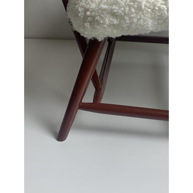 Mid-Century Scandinavian Model Teve Lounge or Easy Chair attributed to Alf Svensson, 1950s For Sale - Image 14 of 18