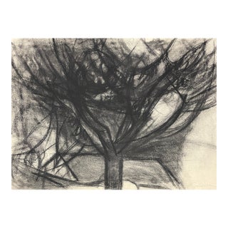 Richard Snyder Modern Tree Landscape Drawing For Sale