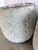 Pair of Large 20th Century Pitted Limestone-Finish Terra Cotta Planters For Sale - Image 13 of 14