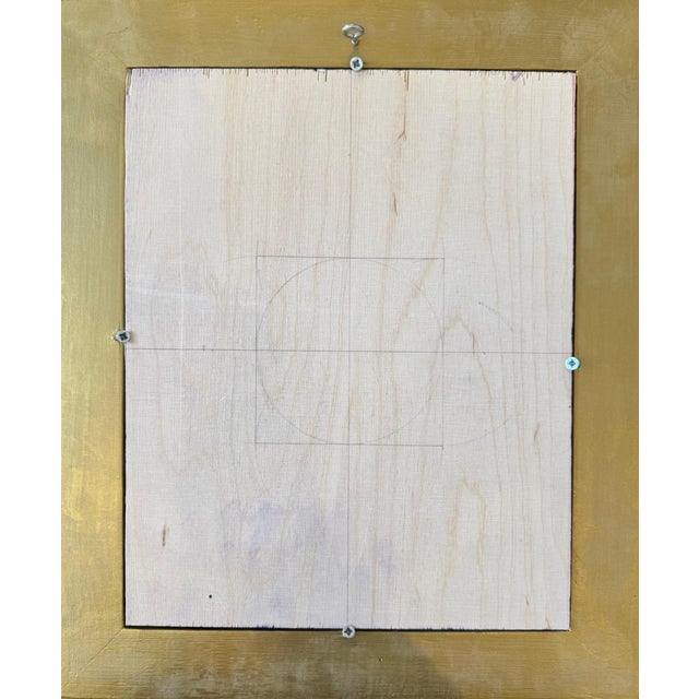 Gold Aryana Gyselinck, Gate 24, Human Design, Acrylic and Gold on Engraved Wood, 2026 For Sale - Image 8 of 9