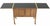 Gray Mid-Century Modern Flip Top Bar Cart Server Cabinet For Sale - Image 8 of 11