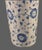 Contemporary Vintage Pottery Blue & White Hand Painted Floral 17.5'' Tall Floor Table Vase For Sale - Image 3 of 13