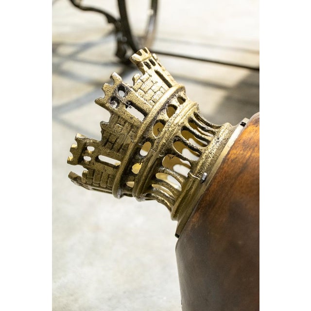 Copper and Brass City of Paris Lanterns, 1970s, Set of 5 For Sale - Image 10 of 15