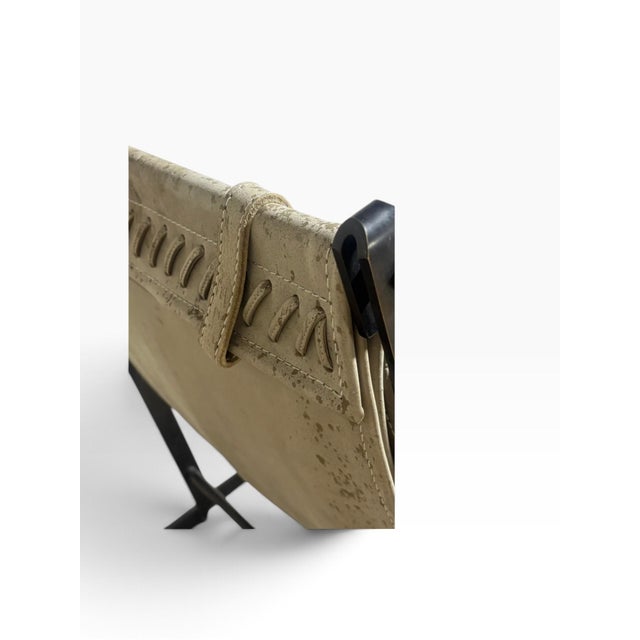 Modern Pair of Sling Chairs Attributed to Roman and Williams Guild For Sale - Image 3 of 8