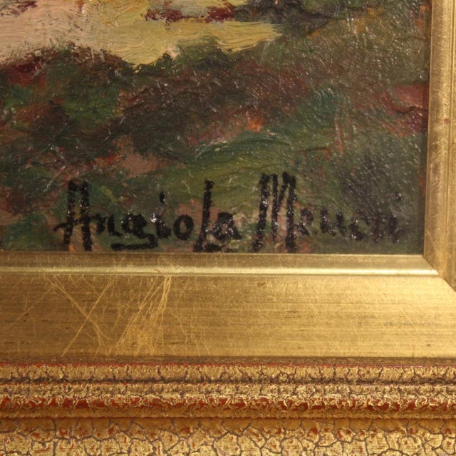 Italian Artist, Countryside Landscape, 1960, Oil on Board, Framed For Sale - Image 11 of 17