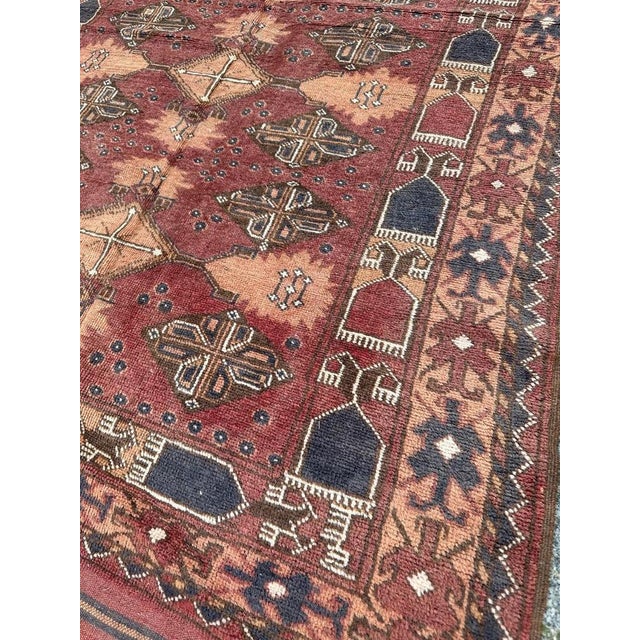 1980s Vintage Turkmen Rug, 1980s For Sale - Image 5 of 18