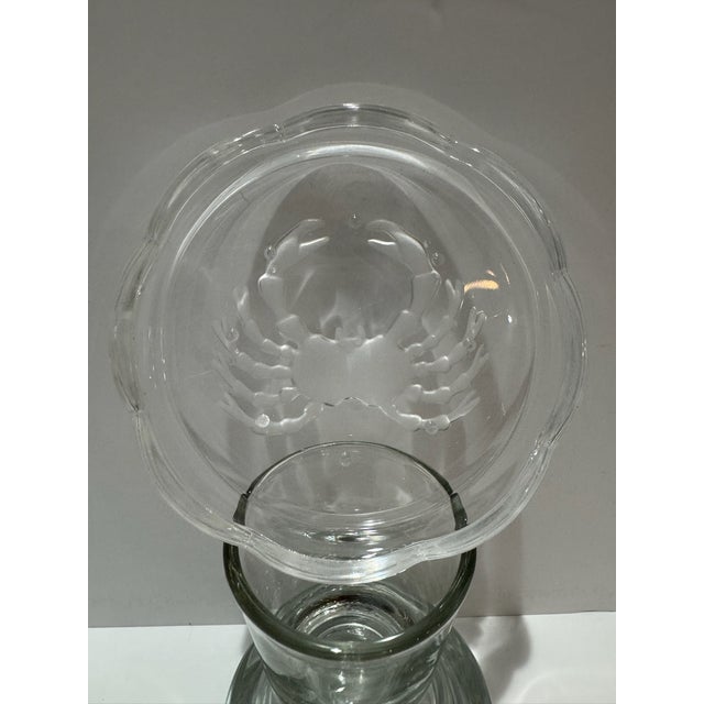 Vintage Clear Glass Zodiac Astrology Coasters With Frosted Designs - Set of 12 For Sale - Image 13 of 15