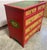 Red Vintage "Hardy & Co Trout Flies” Fishing Tackle Themed 5-Drawer Accent Chest For Sale - Image 8 of 11