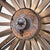 Impressive large Japanese wooden water wheel, also known as suisha or mizuguruma, probably dating from the mid-20th...
