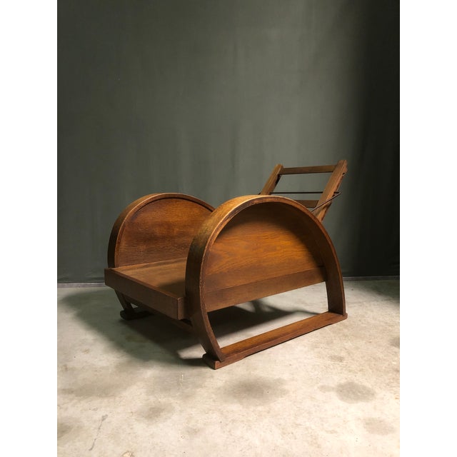 An amazing and rare dynamic adjustable reclining lounge chair.