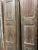 Mid-Century Modern Antique Hand-Carved Double Doors | Rustic Farmhouse Sliding Pantry & Closet Doors 80x32 For Sale - Image 3 of 7