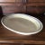 Modern Large Platter Agneta Livijn White With Double Blue Lines Around Rim For Sale - Image 3 of 13