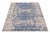 Modern Nepalese Modern Wool and Silk 7x10 Grey & Blue Handmade Area Rug #1143458 For Sale - Image 3 of 7