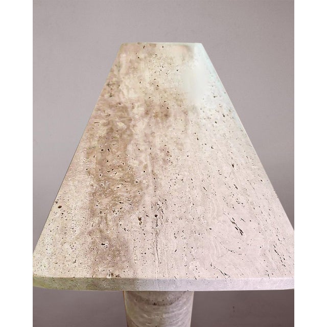 Modern Gamme Travertine Console Table For Sale - Image 3 of 3
