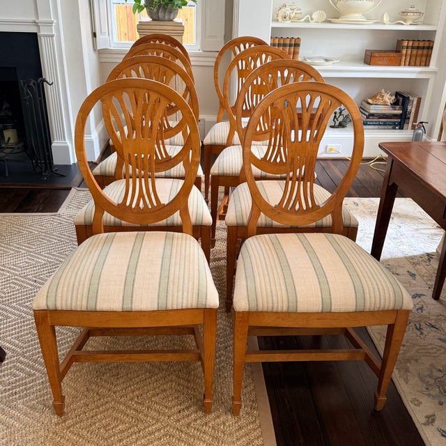 Set of 10 Swedish Art Deco Dining Chairs For Sale - Image 10 of 16