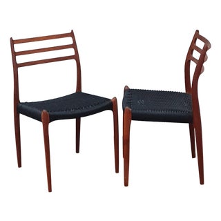 Vintage J.L. Moller 78s Chairs, Set of 2 For Sale