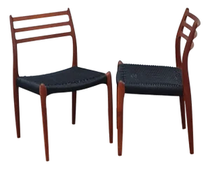 Vintage J.L. Moller 78s Chairs, Set of 2