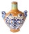 Blue and Orange Italian Bottle For Sale